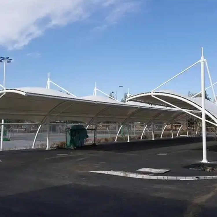 江华膜结构电动车棚
