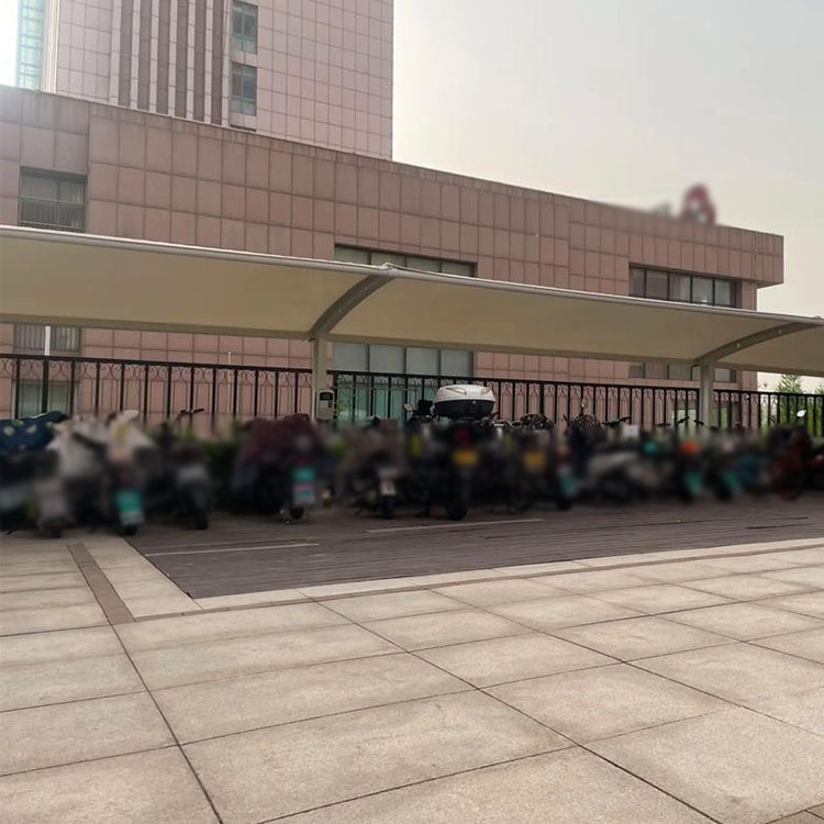 江华膜结构电动车棚