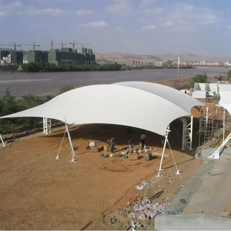 江华膜结构汽车棚